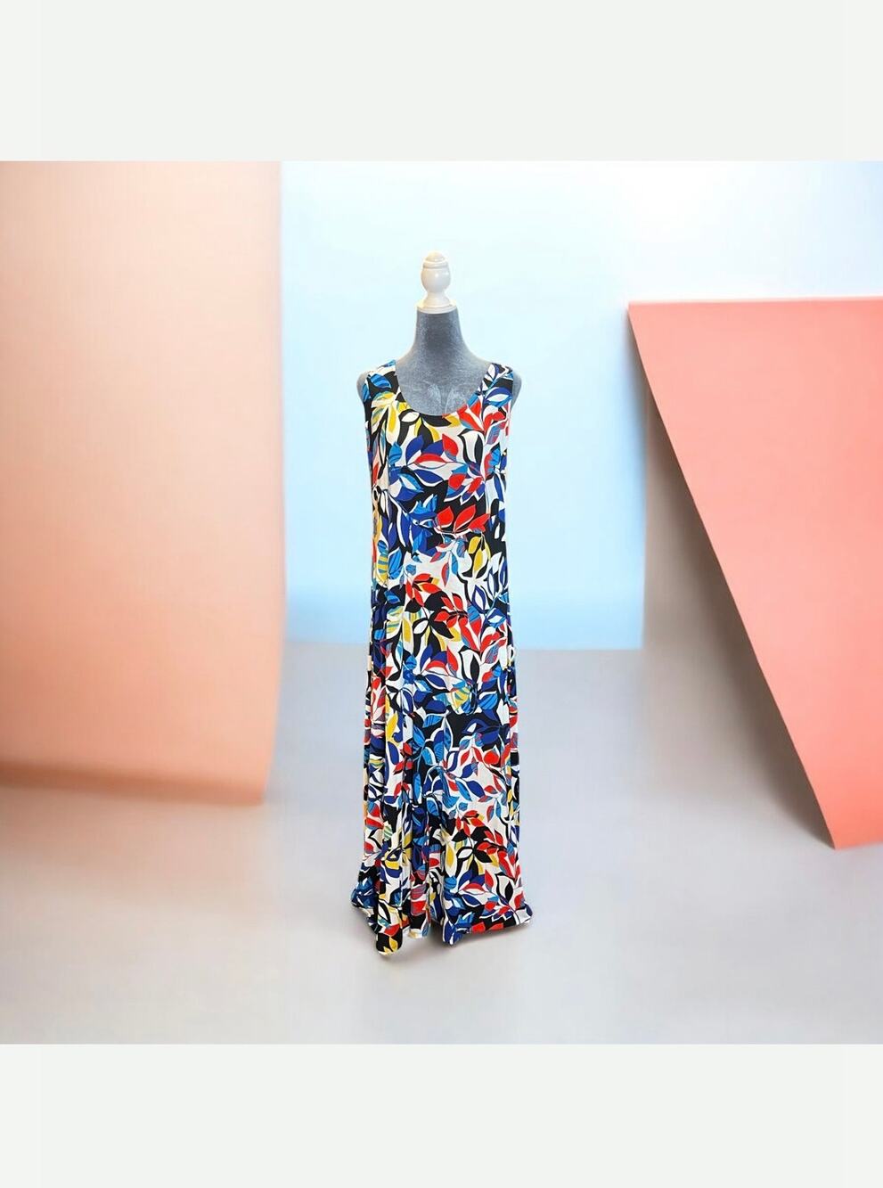 Jessica London Women's Stretch Tank Maxi Dress, Plus Size 18W